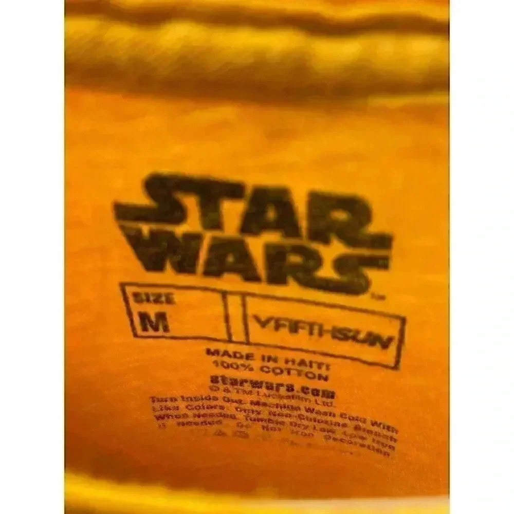 Star Wars shirt size medium 100% Cotton lightweight summertime/Casual - Picture 3 of 3